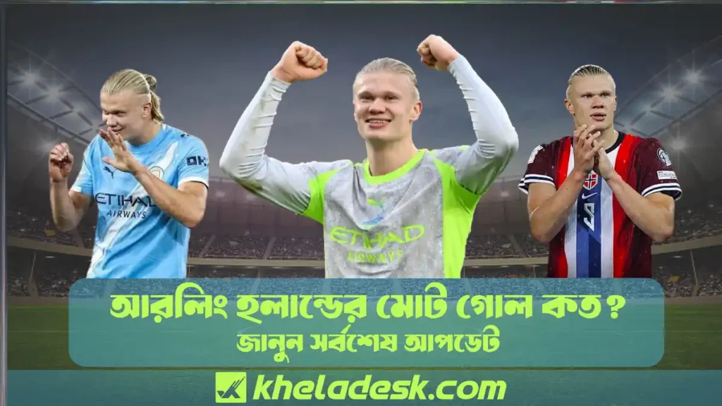 আরলিং হলান্ডের মোট গোল কত
