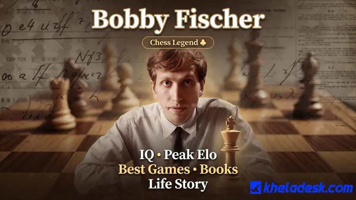 Bobby Fischer IQ, Peak Elo, Best Games, Books & Life Story