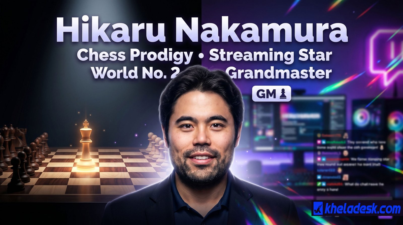 Hikaru Nakamura Net Worth, Wife, FIDE Rating, Ranking, IQ, Height