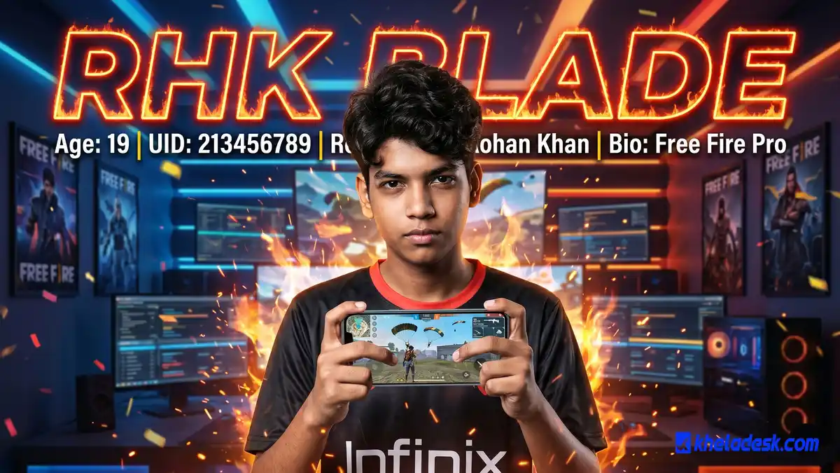 RHK BLADE Age, UID, Real Name, Free Fire, Biography