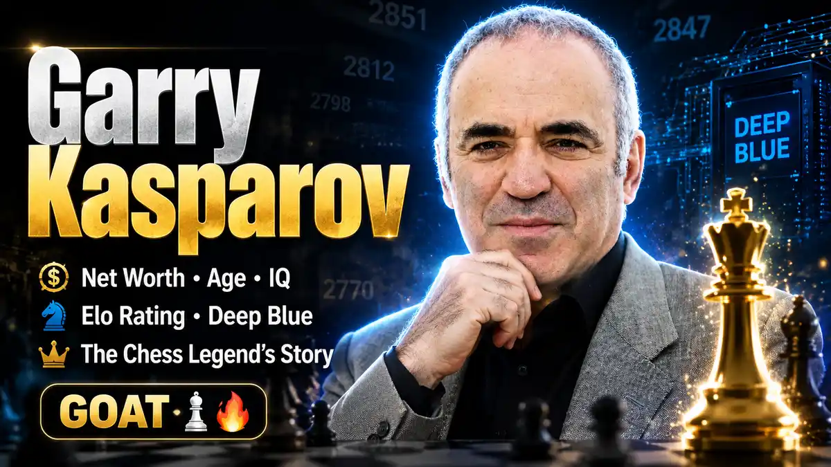 Garry Kasparov Net Worth, Age, IQ, Elo Rating & Deep Blue: The Chess Legend’s Story