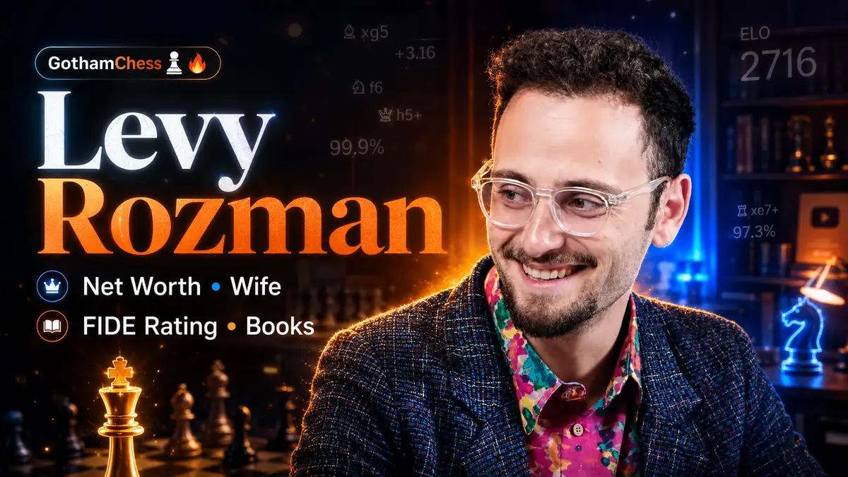 Levy Rozman (GothamChess) Net Worth, Wife, FIDE Rating & Books