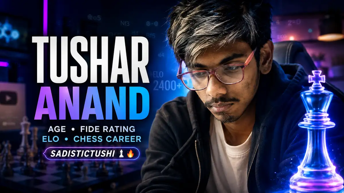 Tushar Anand (SadisticTushi) Age, FIDE Rating, Elo & Chess Career