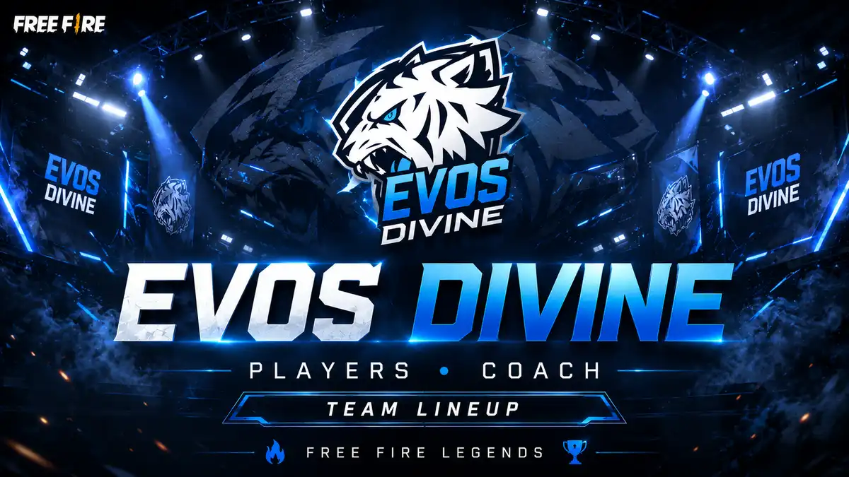 EVOS Divine Free Fire Roster 2026 – Players, Rasyah, Coach & Team Lineup