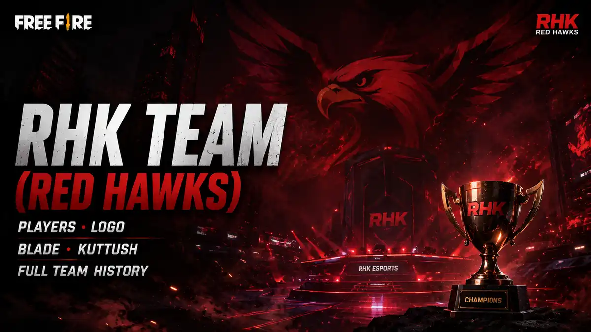 RHK Team (Red Hawks) Free Fire Players