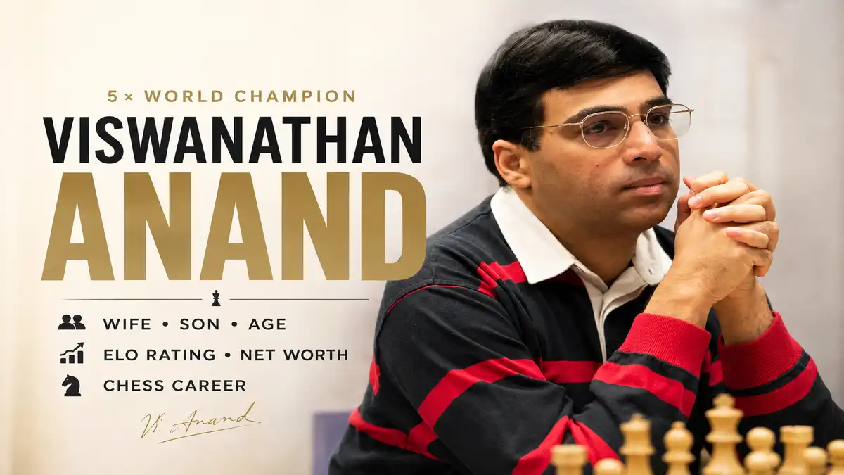 Viswanathan Anand Wife, Son, Age, Elo Rating, Net Worth & Chess Career