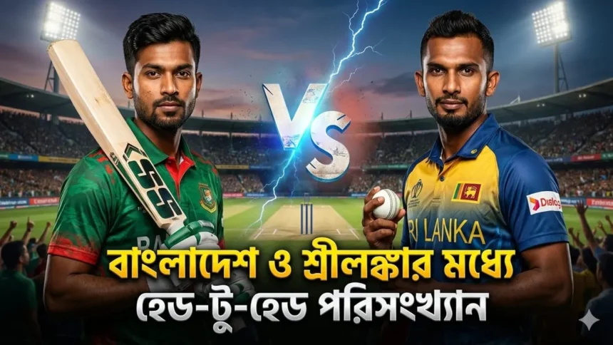 বাংলাদেশ বনাম শ্রীলঙ্কা হেড টু হেড পরিসংখ্যান