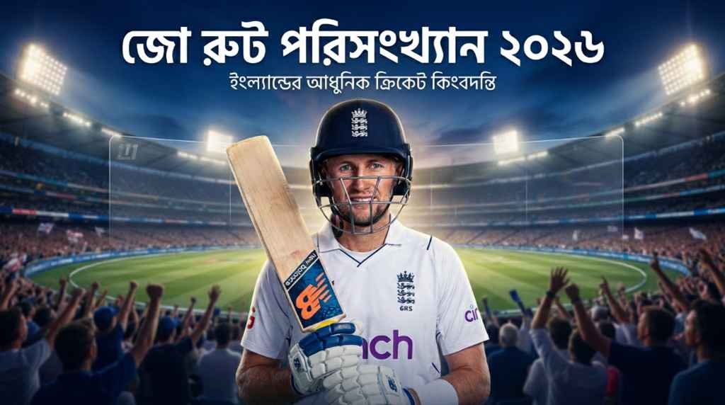 জো রুটের পরিসংখ্যান ২০২৬ ইংল্যান্ডের আধুনিক ক্রিকেট কিংবদন্তি