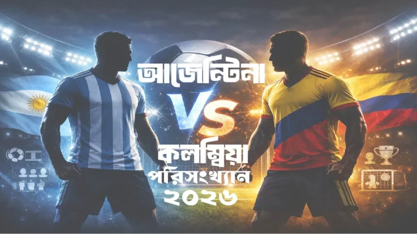 আর্জেন্টিনা-বনাম-কলম্বিয়া-পরিসংখ্যান ২০২৬