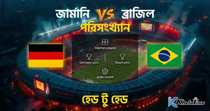 জার্মানি বনাম ব্রাজিল হেড টু হেড পরিসংখ্যান