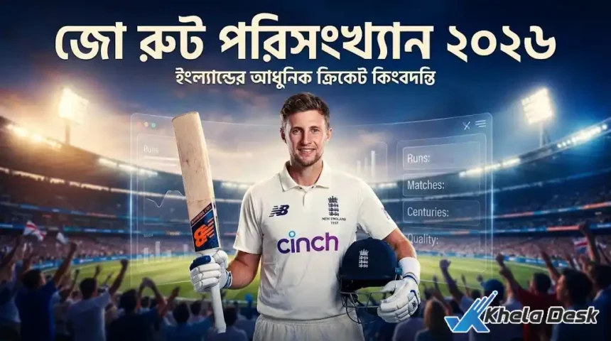 জো রুট পরিসংখ্যান ২০২৬ ইংল্যান্ডের আধুনিক ক্রিকেট কিংবদন্তি