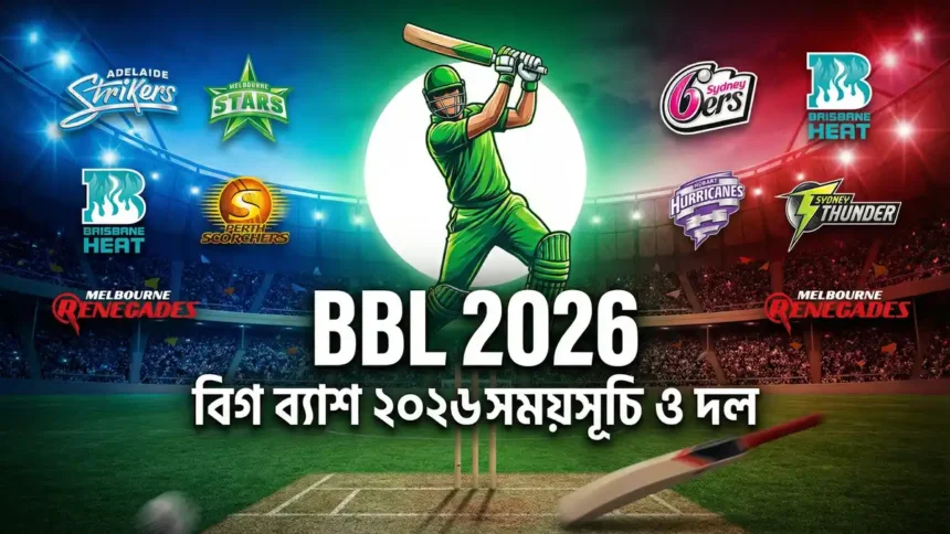 বিগ ব্যাশ ২০২৬ সময়সূচি ও দল
