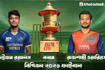 রাজশাহী বনাম চট্টগ্রাম লাইভ স্কোর পরিসংখ্যান বিপিএল ফাইনাল ২০২৬