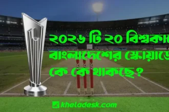 ২০২৬ টি ২০ বিশ্বকাপে বাংলাদেশের চূড়ান্ত স্কোয়াডে কে কে থাকছে দেখুন