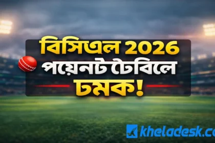 বিসিএল ২০২৬ পয়েন্ট টেবিল