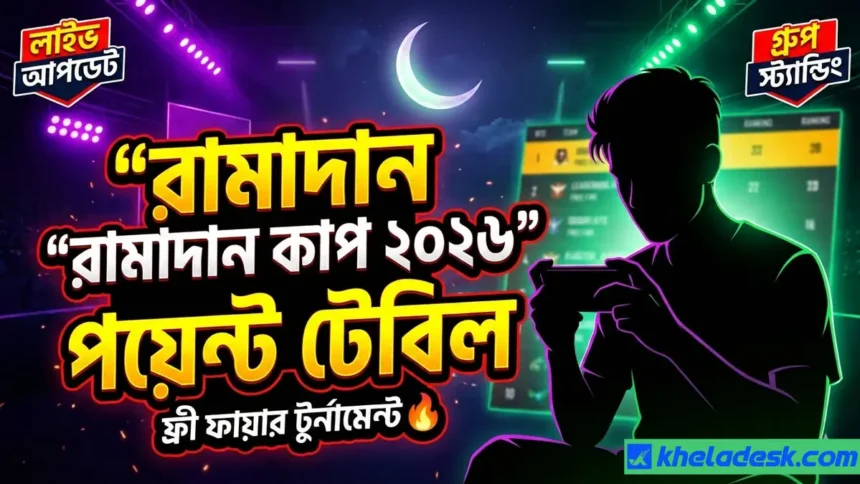 রামাদান কাপ পয়েন্ট টেবিল ফ্রী ফায়ার ২০২৬