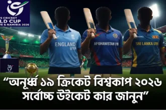 অনূর্ধ্ব-১৯ ক্রিকেট বিশ্বকাপ ২০২৬ সর্বোচ্চ রান কার জানুন