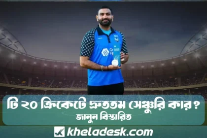 টি ২০ ক্রিকেটে দ্রুততম সেঞ্চুরি কার জানুন বিস্তারিত