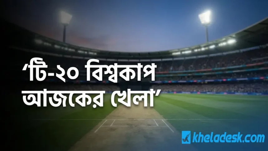 টি-২০ বিশ্বকাপ আজকের খেলা, ক্রিকেট স্টেডিয়ামে ম্যাচ ভেন্যুর ভিজুয়াল