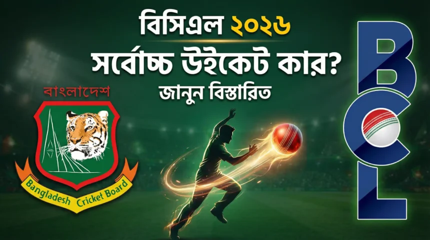 বিসিএল ২০২৬ সর্বোচ্চ উইকেট কার