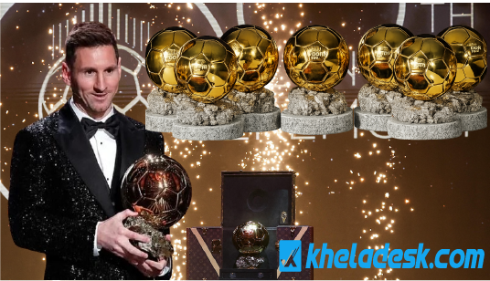 মেসির মোট ব্যালন ডি অর কয়টা—লিওনেল মেসি হাতে ব্যালন ডি অর ট্রফি ও তার জেতা সবগুলো পুরস্কার