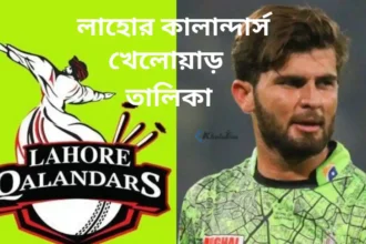 লাহোর কালান্দার্স খেলোয়াড় ২০২৬ তালিকা