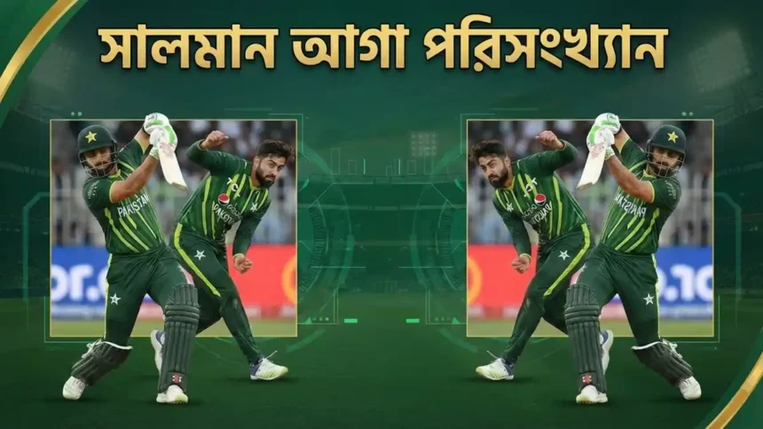 সালমান আগা পরিসংখ্যান