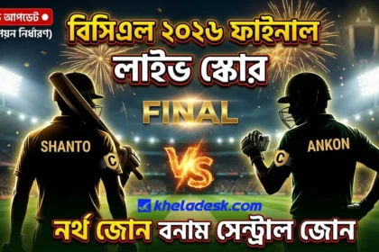 বিসিএল ২০২৬ ফাইনাল লাইভ স্কোর