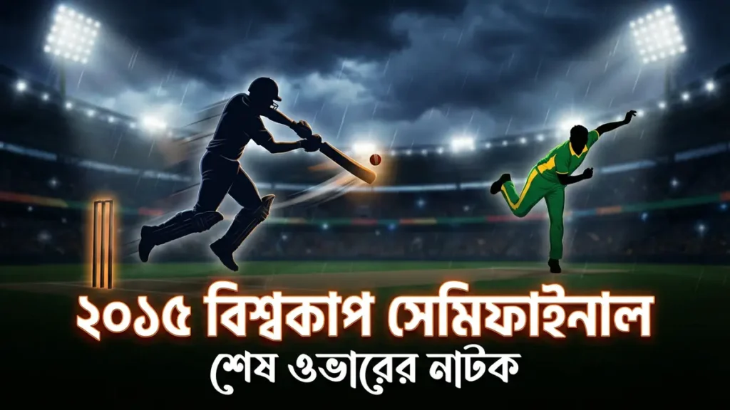 নিউজিল্যান্ড বনাম সাউথ আফ্রিকা বিশ্বকাপ সেমিফাইনালের শেষ ওভারের নাটকীয় মুহূর্ত