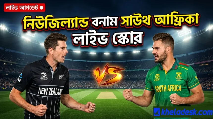 নিউজিল্যান্ড বনাম সাউথ আফ্রিকা লাইভ স্কোর
