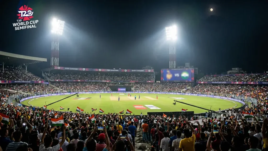 “টি২০ বিশ্বকাপ সেমিফাইনাল ম্যাচের ভেন্যু ইডেন গার্ডেন্স, কলকাতা”