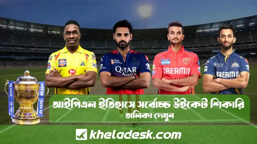 আইপিএল ইতিহাসে সর্বোচ্চ উইকেট শিকারি তালিকা