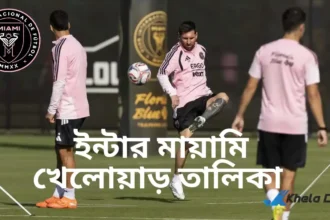ইন্টার মায়ামি খেলোয়াড় তালিকা ২০২৬