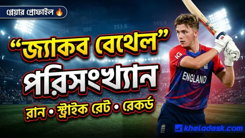 জ্যাকব বেথেল এর পরিসংখ্যান