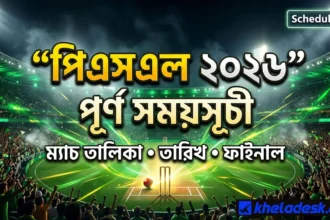 পিএসএল ২০২৬ সময়সূচী