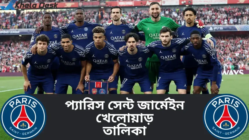 পিএসজি ফুটবল ক্লাব খেলোয়াড় তালিকা ২০২৬