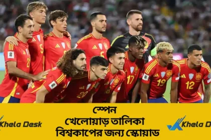 স্পেন খেলোয়াড় তালিকা ২০২৬ বিশ্বকাপের জন্য স্কোয়াড