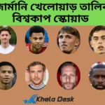 জার্মানি খেলোয়াড় তালিকা ২০২৬ বিশ্বকাপের জন্য স্কোয়াড