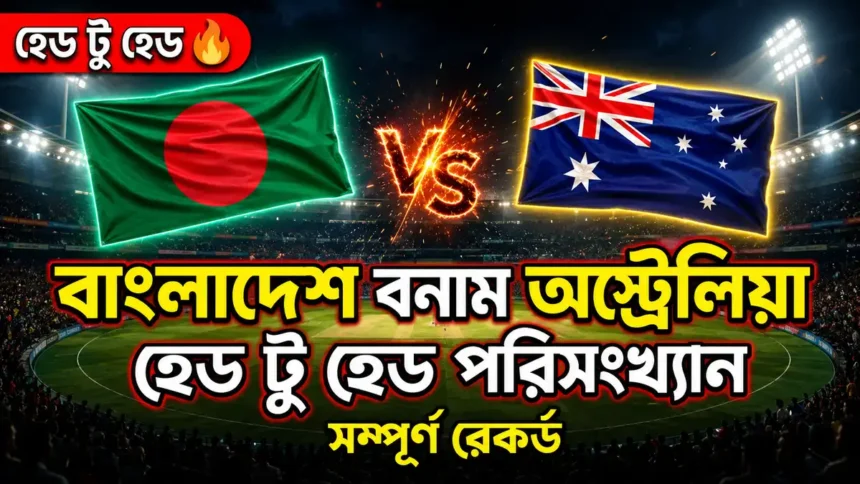বাংলাদেশ বনাম অস্ট্রেলিয়া হেড টু হেড