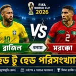 ব্রাজিল বনাম মরক্কো হেড টু হেড পরিসংখ্যান