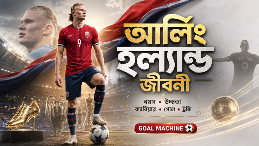 আর্লিং হল্যান্ড জীবনী: বয়স, উচ্চতা, ক্যারিয়ার, গোল ও ট্রফি