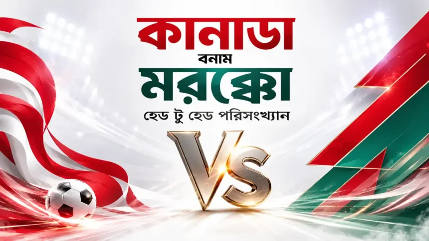 কানাডা বনাম মরক্কো হেড টু হেড পরিসংখ্যান