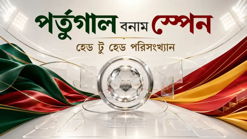 পর্তুগাল বনাম স্পেন হেড টু হেড পরিসংখ্যান