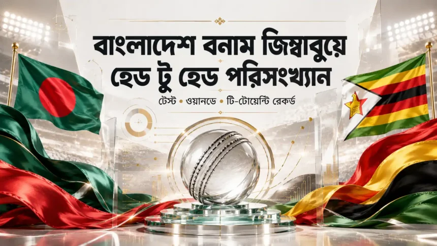 বাংলাদেশ বনাম জিম্বাবুয়ে হেড টু হেড পরিসংখ্যান টেস্ট, ওয়ানডে ও টি-টোয়েন্টি রেকর্ড