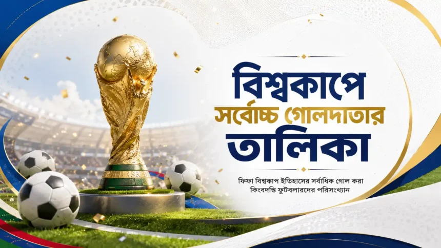 বিশ্বকাপে সর্বোচ্চ গোলদাতার তালিকা