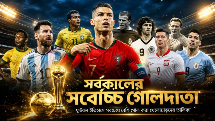 সবচেয়ে বেশি গোল করা ফুটবলারদের তালিকা (সর্বকালের সর্বোচ্চ গোলদাতা)