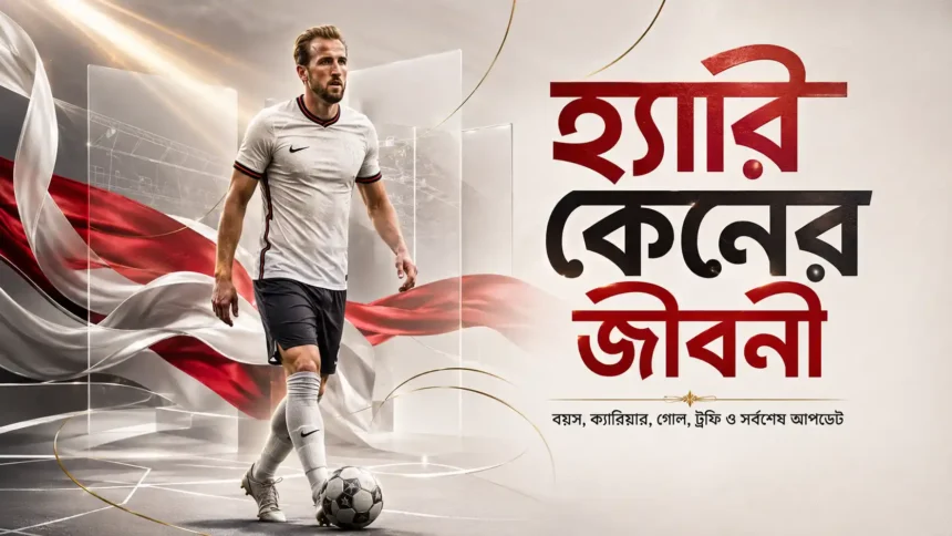 হ্যারি কেন এর জীবনী বয়স, ক্যারিয়ার, গোল, ট্রফি ও সর্বশেষ আপডেট